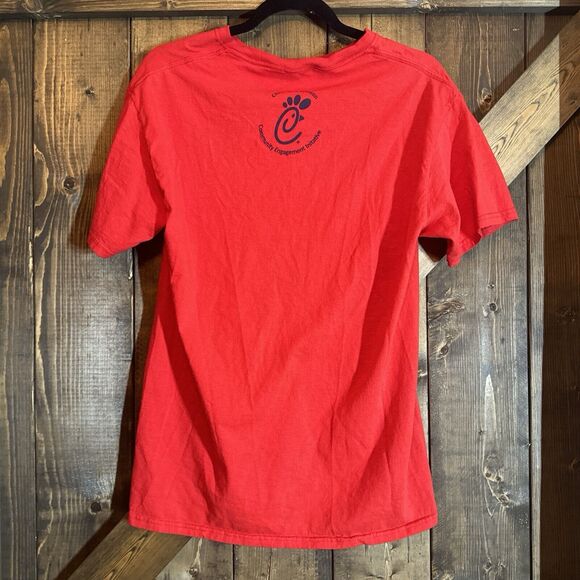 Chic Fil A I’m Here To Serve Catering T Shirt Red Branson Adult No Tag (Medium?) - Picture 3 of 8